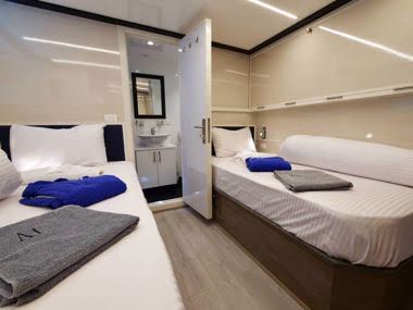 M/Y Blue Storm - Twin Cabin